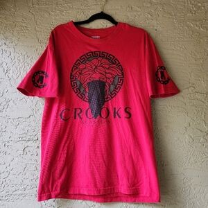 Crooks & Castles Red Graphic T-Shirt